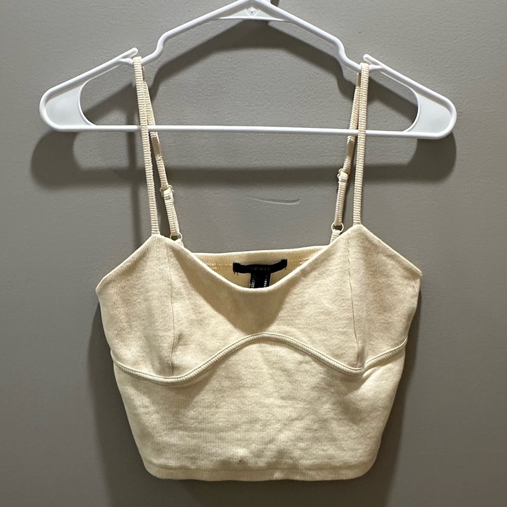 Forever 21 Cream Camisole Top